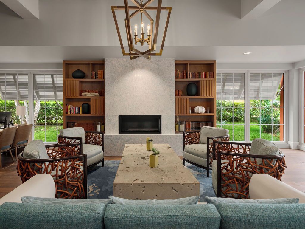 Lobby sitting area