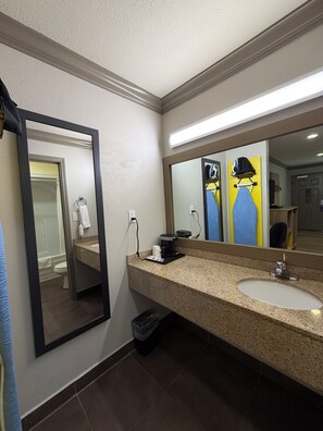 Standard Room, 2 Queen Beds | In-room safe, desk, blackout drapes, iron/ironing board - Days Inn by Wyndham San Francisco S/Oyster Point Airport (South San Francisco)