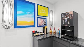 Free daily on-the-go breakfast