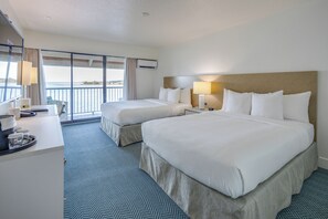 2 Queen Beds, Ocean View, Non Smoking | In-room safe, desk, laptop workspace, iron/ironing board - Bayside Resort, an Ascend Collection Resort (Parksville)