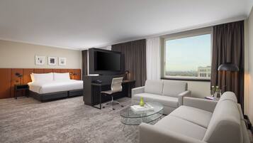 Ropa de cama de alta calidad y minibar