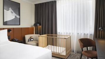 Premium bedding, minibar, in-room safe, desk