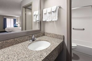 Free toiletries, hair dryer, towels