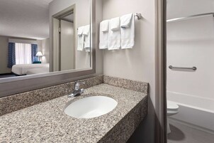 Free toiletries, hair dryer, towels