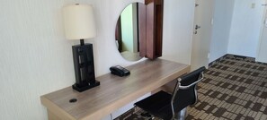 Pillow-top beds, in-room safe, desk, laptop workspace