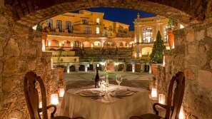 Espace de banquet à l’extérieur