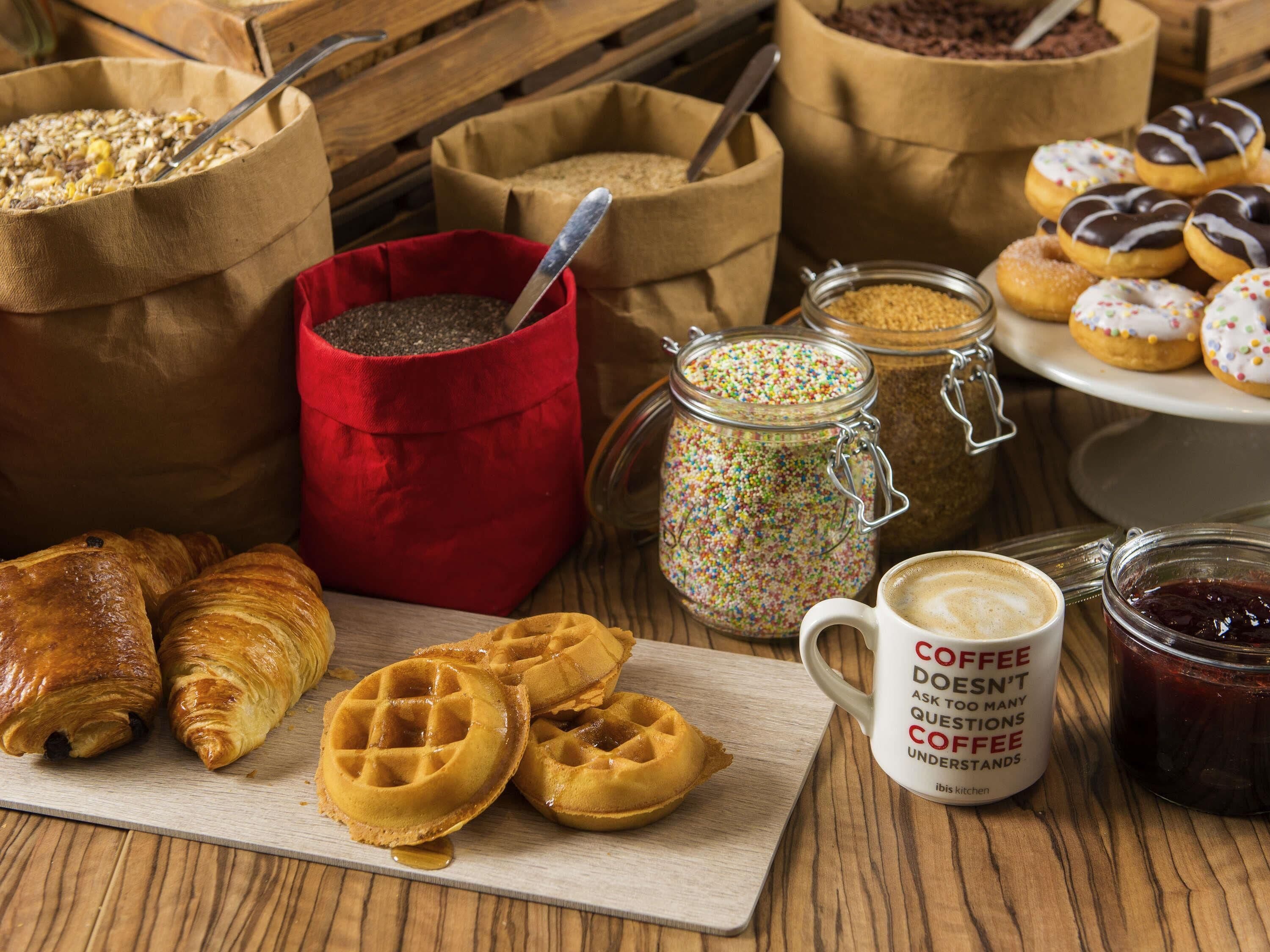 daily buffet breakfast (eur 17 per person)