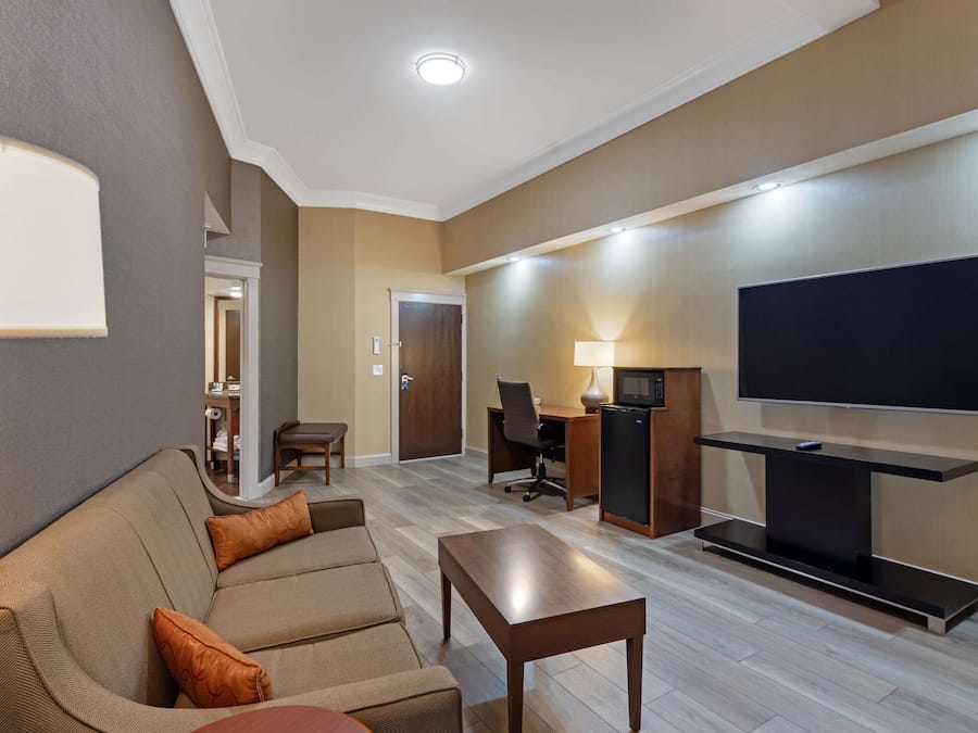 Blackout drapes, iron/ironing board, free cribs/infant beds