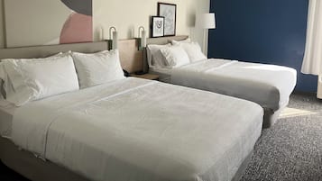 Room, 2 Queen Beds | Hypo-allergenic bedding, desk, iron/ironing board, free WiFi