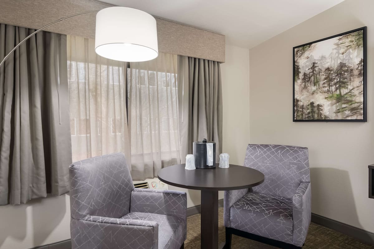 Standard Room, 1 Queen Bed, Non Smoking, Refrigerator | Desk, laptop workspace, blackout curtains, iron/ironing board
