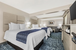 Suite, Multiple Beds, Non Smoking, Refrigerator | Desk, laptop workspace, blackout drapes, iron/ironing board