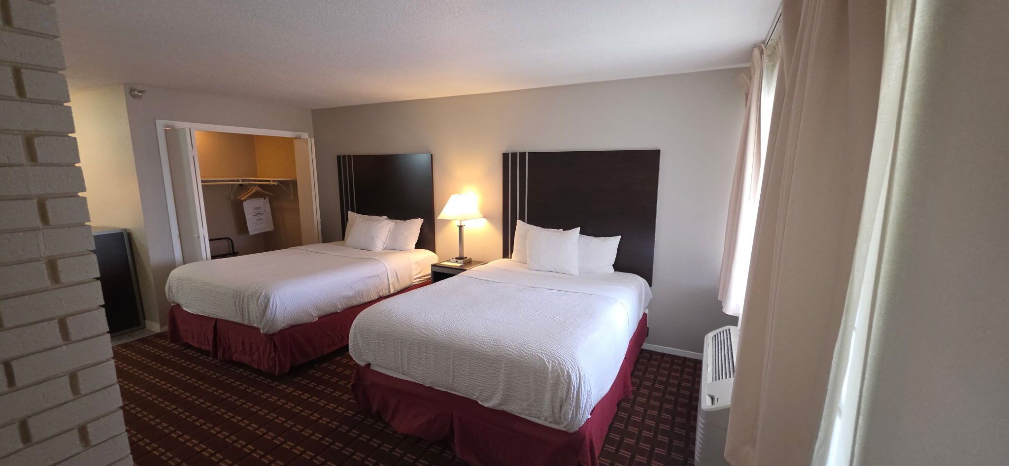 Standard Room, 2 Queen Beds | Desk, iron/ironing board, WiFi (free), bed sheets