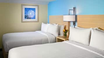 Studio Suite, 2 Queen Beds, Fireplace | 1 bedroom, pillowtop beds, in-room safe, blackout drapes