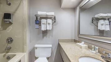 Desk, blackout drapes, iron/ironing board, free WiFi