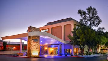 Front of property – evening/night