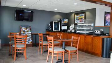 Café da manhã continental grátis todos os dias