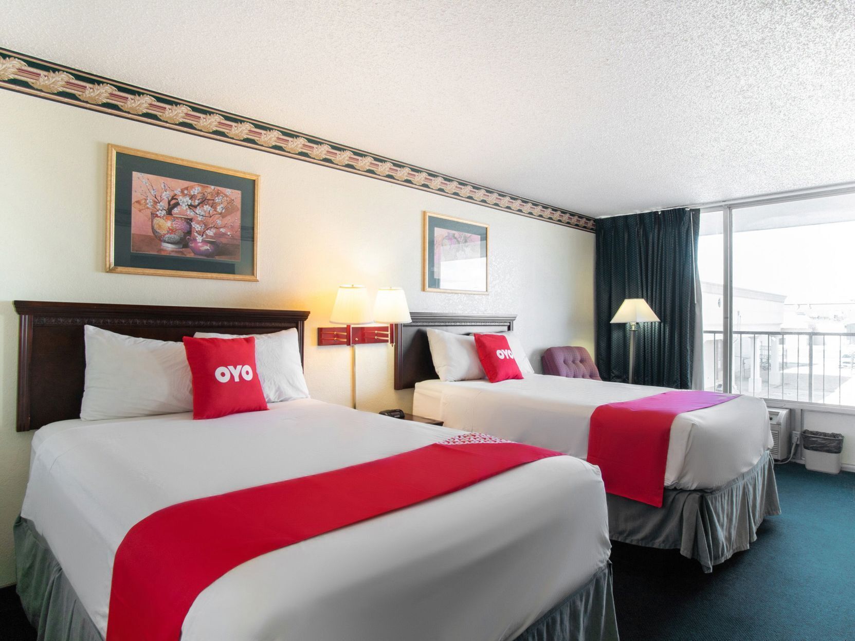 Desk, free WiFi, bed sheets, alarm clocks