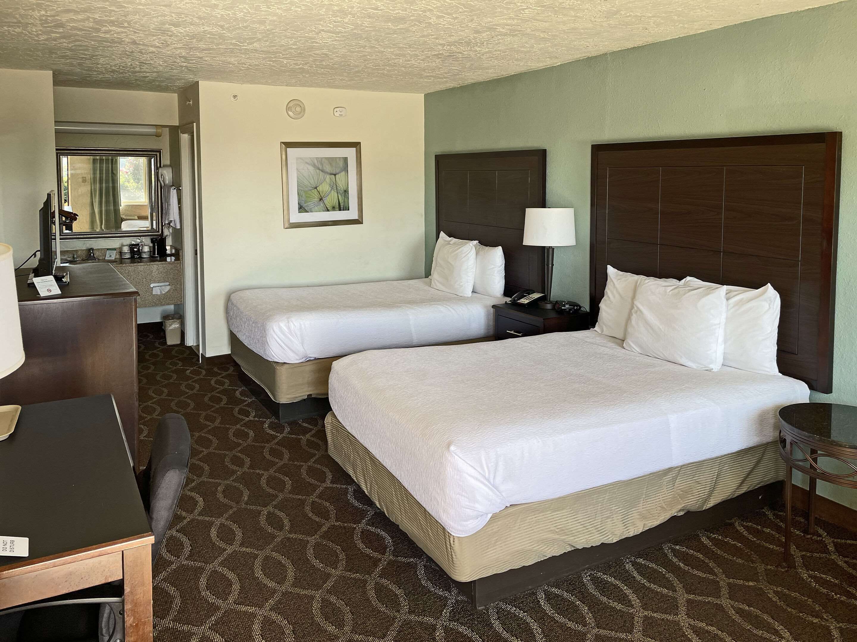 standard room, 2 double beds, non smoking | tempur-pedic beds, in-room safe, free cots/infant beds