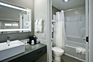 Free toiletries, hair dryer, towels, soap