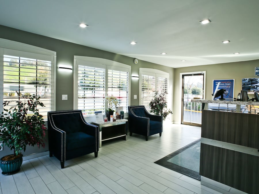Lobby sitting area