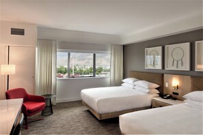 Room, 2 Queen Beds | Premium bedding, in-room safe, desk, laptop workspace - Delta Hotels by Marriott Kamloops (Kamloops)