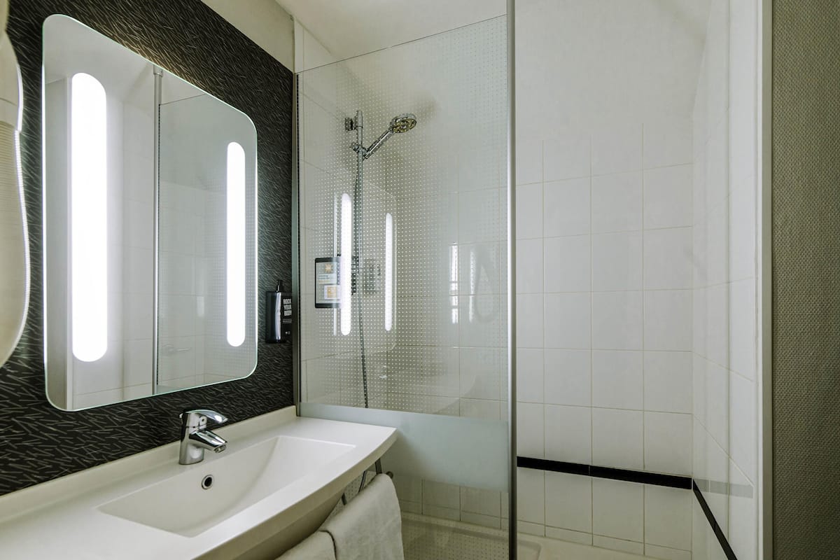 Premium bedding, pillow-top beds, desk, soundproofing