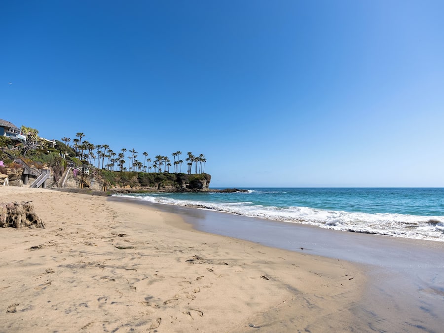 Beach umbrellas, beach towels