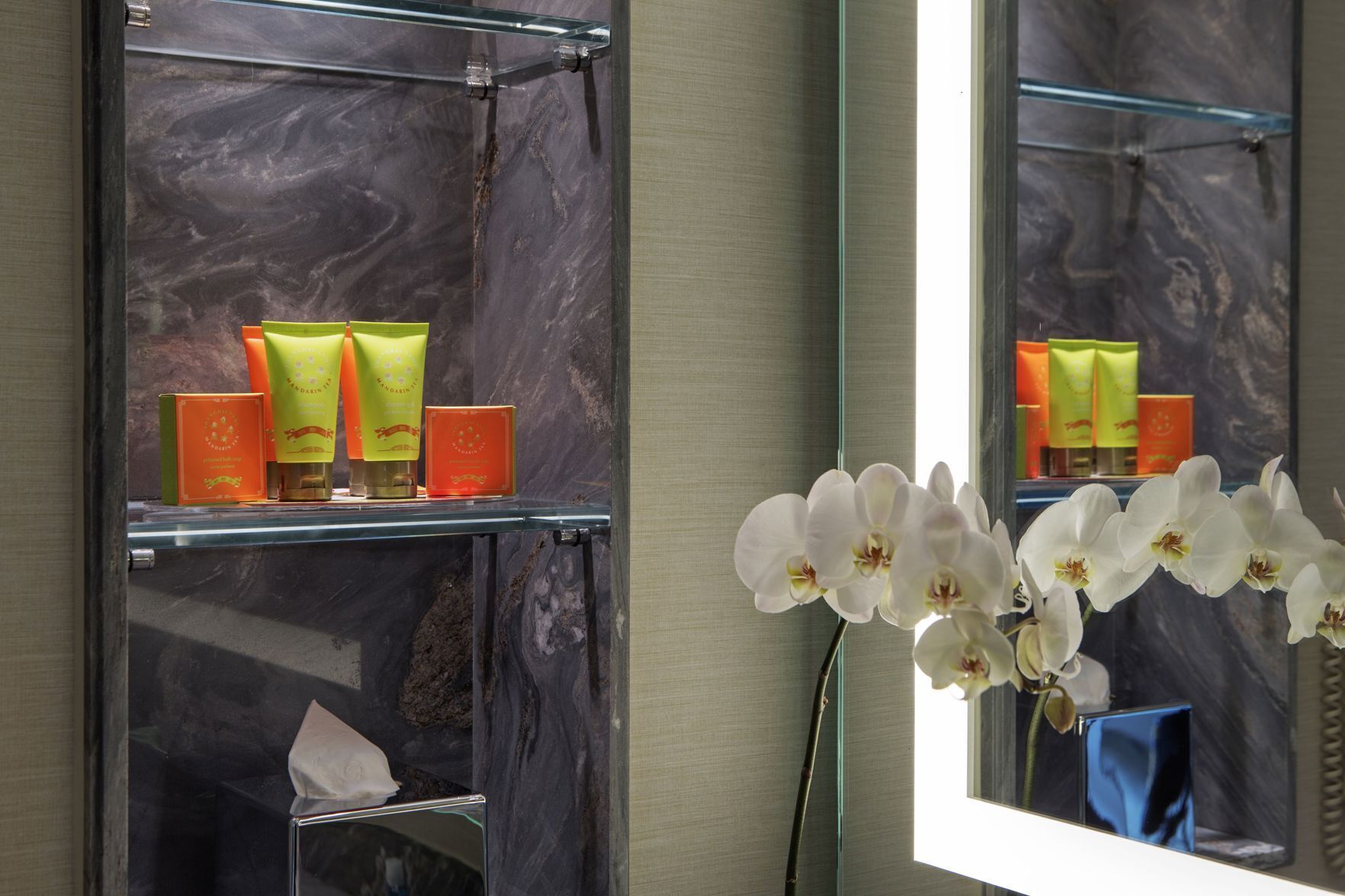 Bathroom amenities | Hair dryer, bathrobes, towels, soap