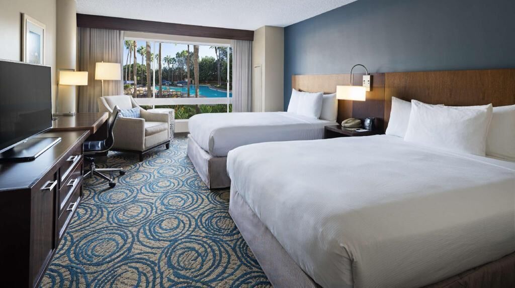Premium bedding, pillow-top beds, in-room safe, desk