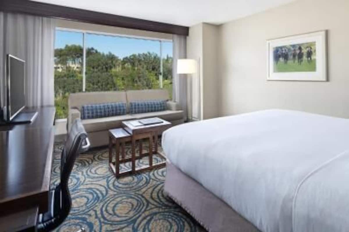 Premium bedding, pillow-top beds, in-room safe, desk