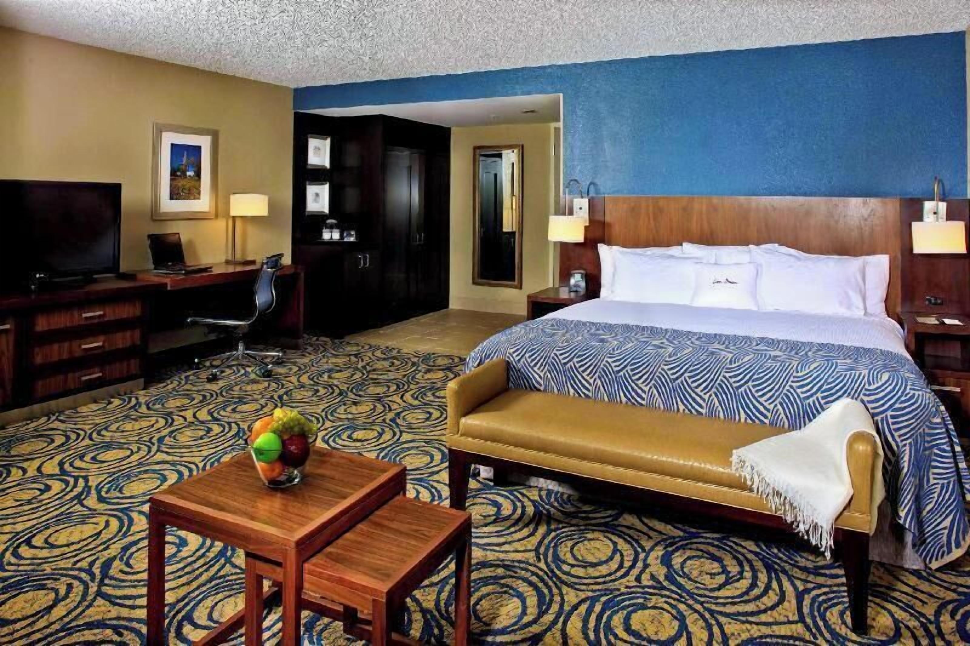 Premium bedding, pillow-top beds, in-room safe, desk