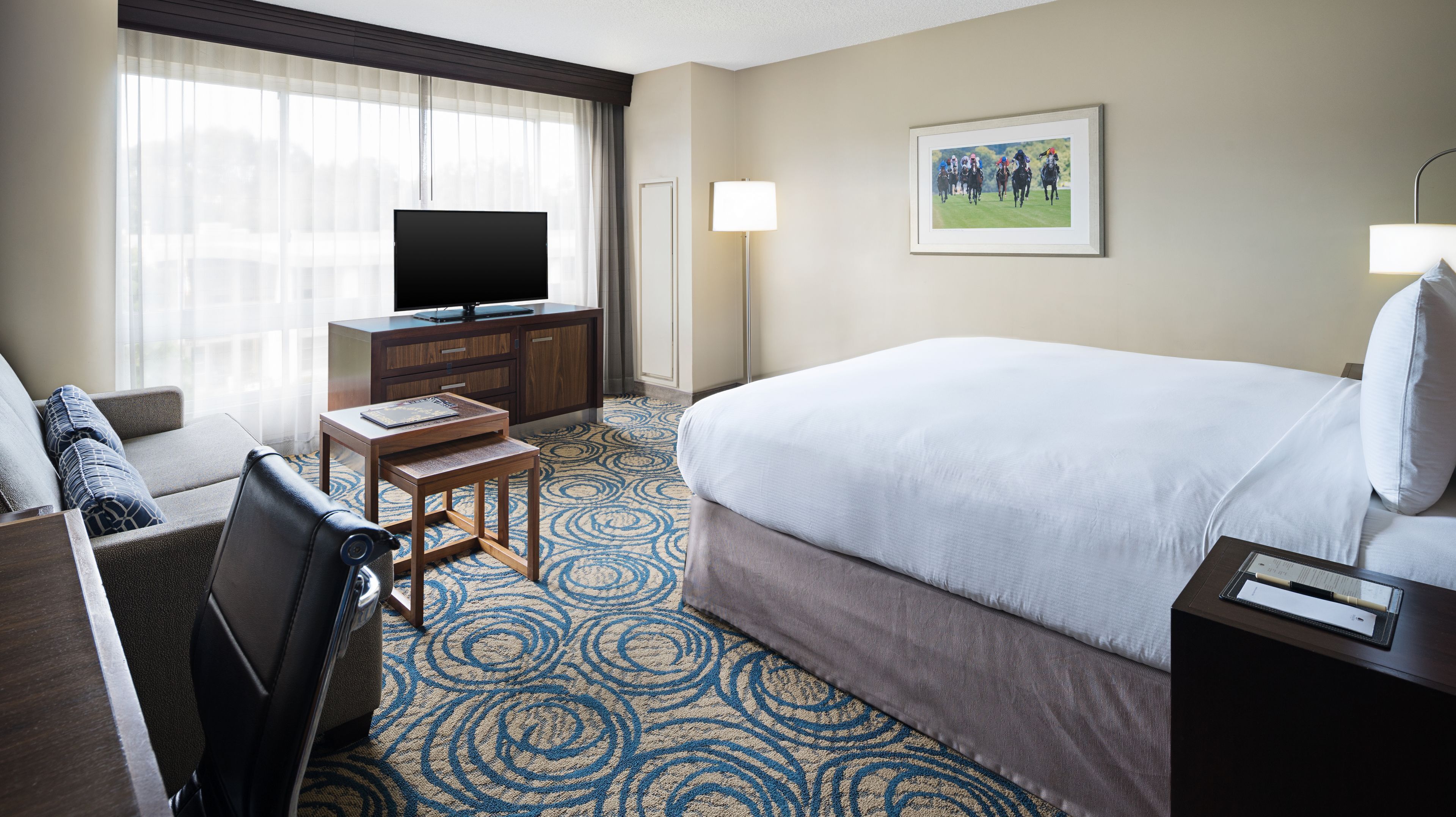 Premium bedding, pillow-top beds, in-room safe, desk
