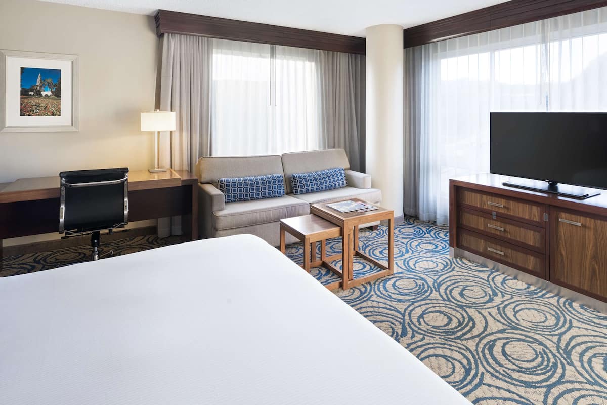 Premium bedding, pillow-top beds, in-room safe, desk