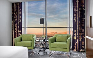 Premium bedding, in-room safe, blackout curtains, iron/ironing board