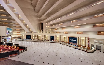 Reception area at Luxor Hotel and Casino