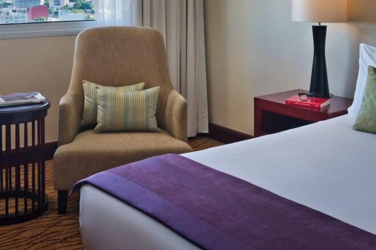 Minibar, in-room safe, desk, laptop workspace