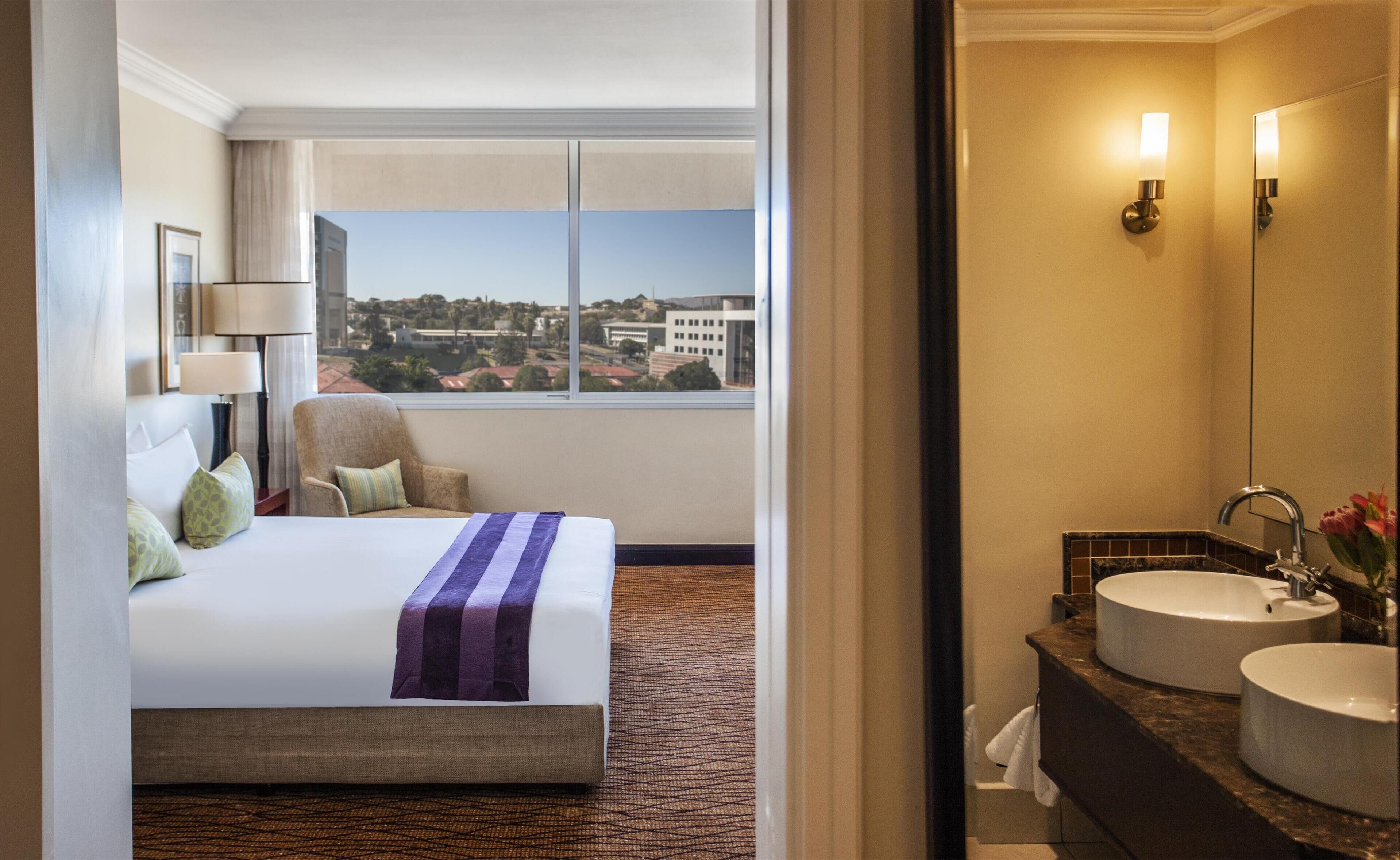 Minibar, in-room safe, desk, laptop workspace