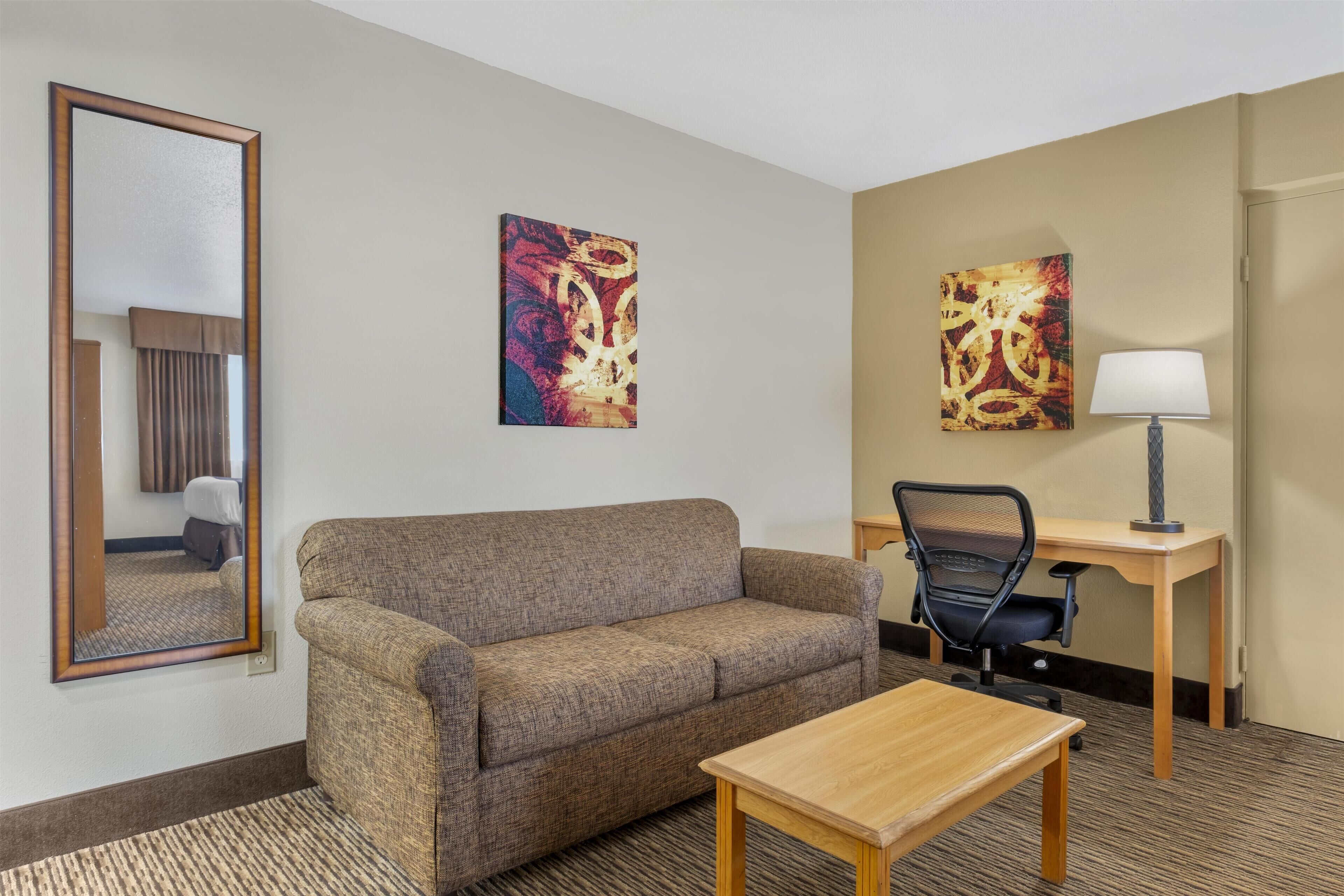 Standard Room, 2 Queen Beds, Non Smoking, Kitchenette | Desk, iron/ironing board, rollaway beds, bed sheets