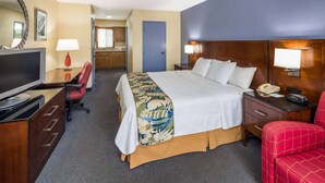 1 غرفة نوم وأغطية فراش متميزة وأسرّة بطبقة علوية مريحة ومكتب