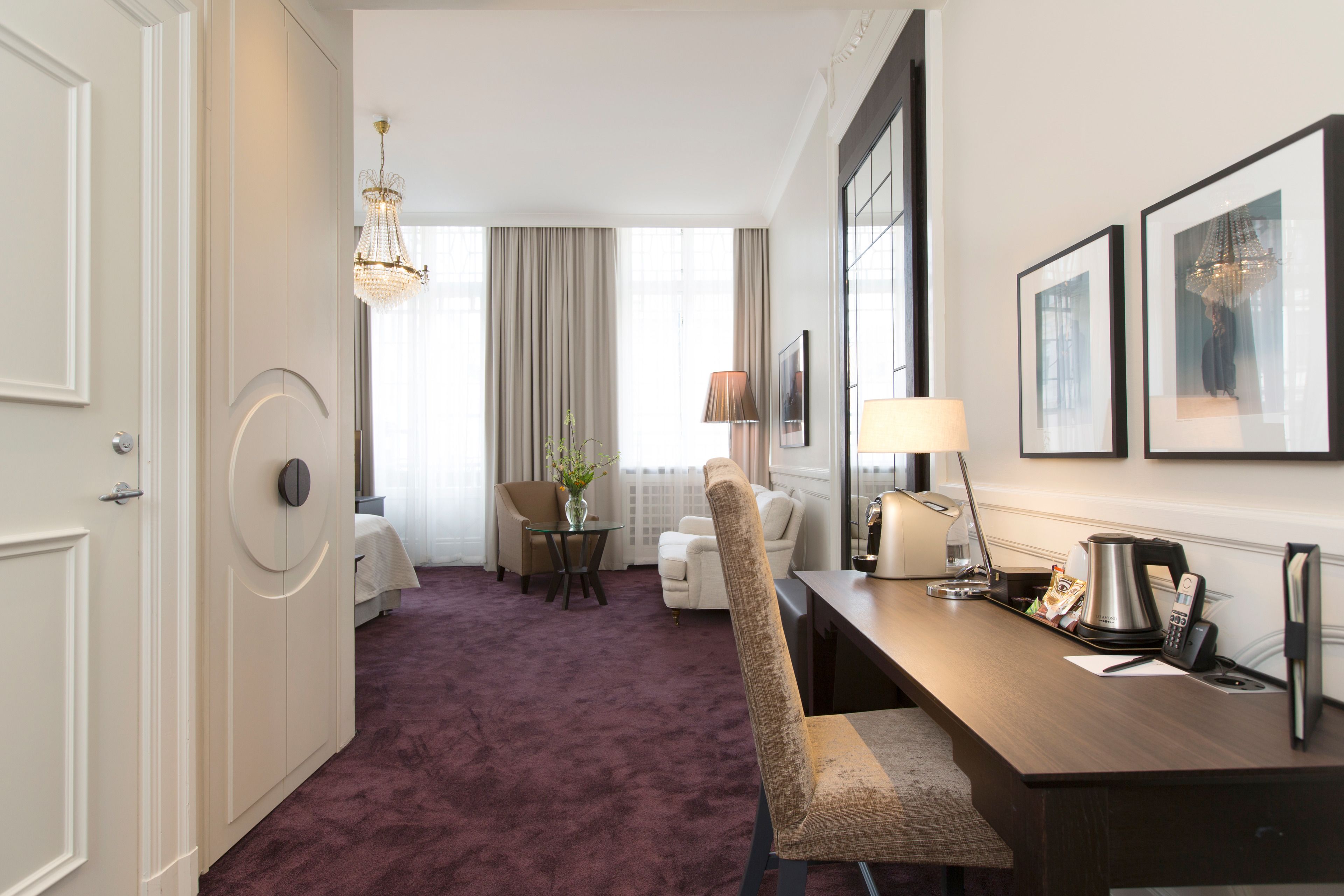junior suite | 1 bedroom, in-room safe, individually decorated, individually furnished