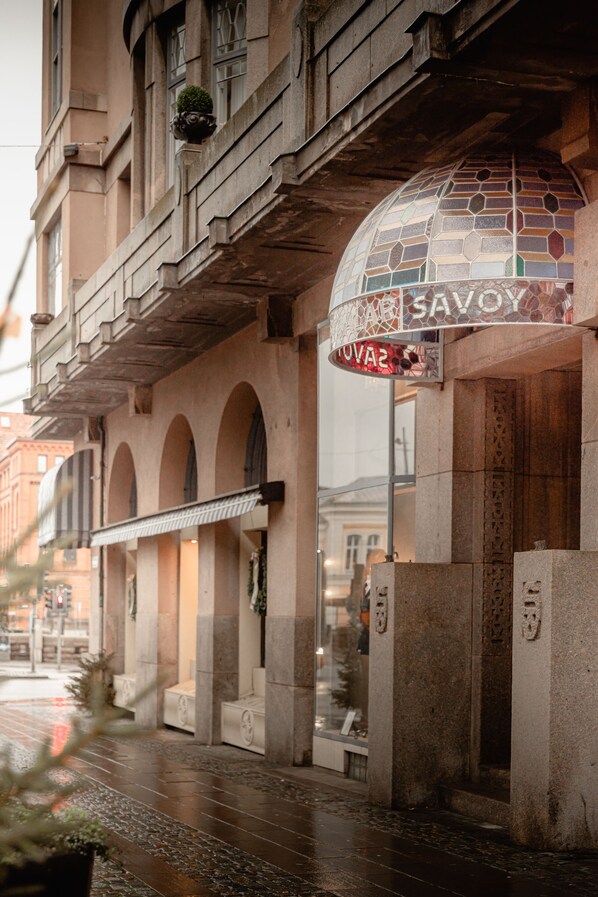 Fassade der Unterkunft