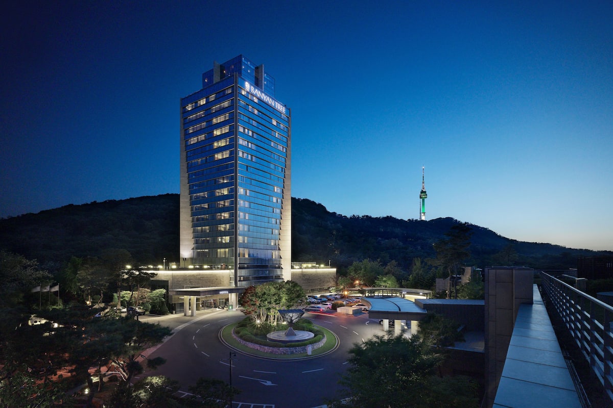 front of property – evening/night