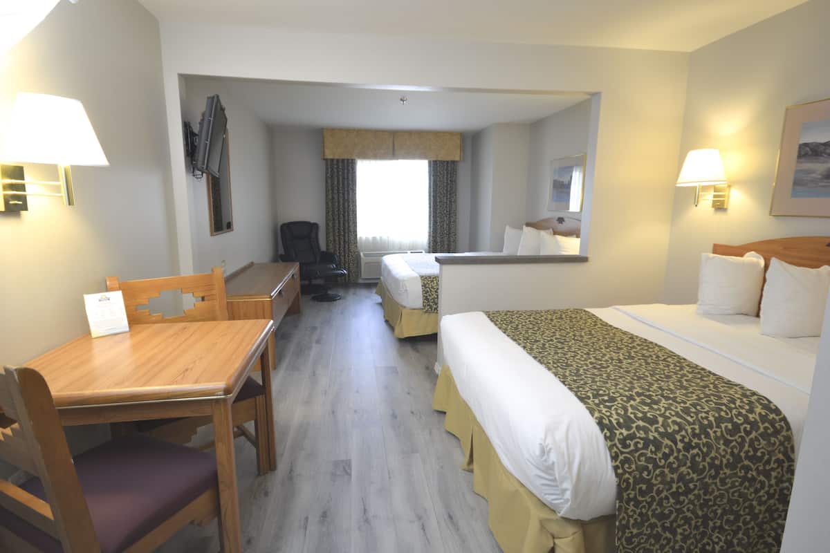 Room, Non Smoking | Desk, laptop workspace, blackout drapes, iron/ironing board