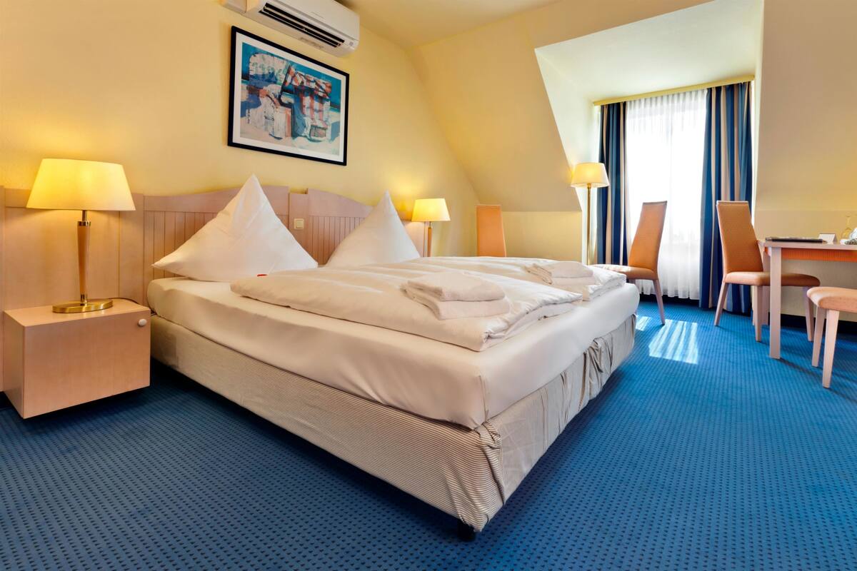 In-room safe, desk, blackout curtains, soundproofing
