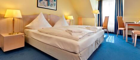 In-room safe, desk, blackout curtains, soundproofing