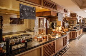 Daily buffet breakfast (BWP 210 per person)