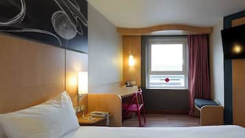 Individually furnished, desk, blackout drapes, soundproofing