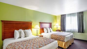 Deluxe-Zimmer, 2 Queen-Betten, Nichtraucher | Bettwäsche aus ägyptischer Baumwolle, hochwertige Bettwaren
