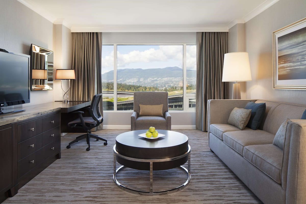 Suite, 1 King Bed with Sofa bed, Harbor View | Premium bedding, down comforters, pillowtop beds, minibar