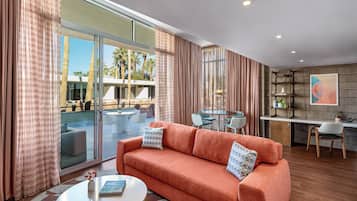 Suite, 1 cama King size, Terraza | 1 habitación, ropa de cama de alta calidad y camas con pillow-top